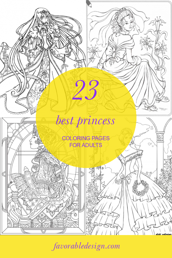 23 Best Princess Coloring Pages for Adults Home, Family, Style and
